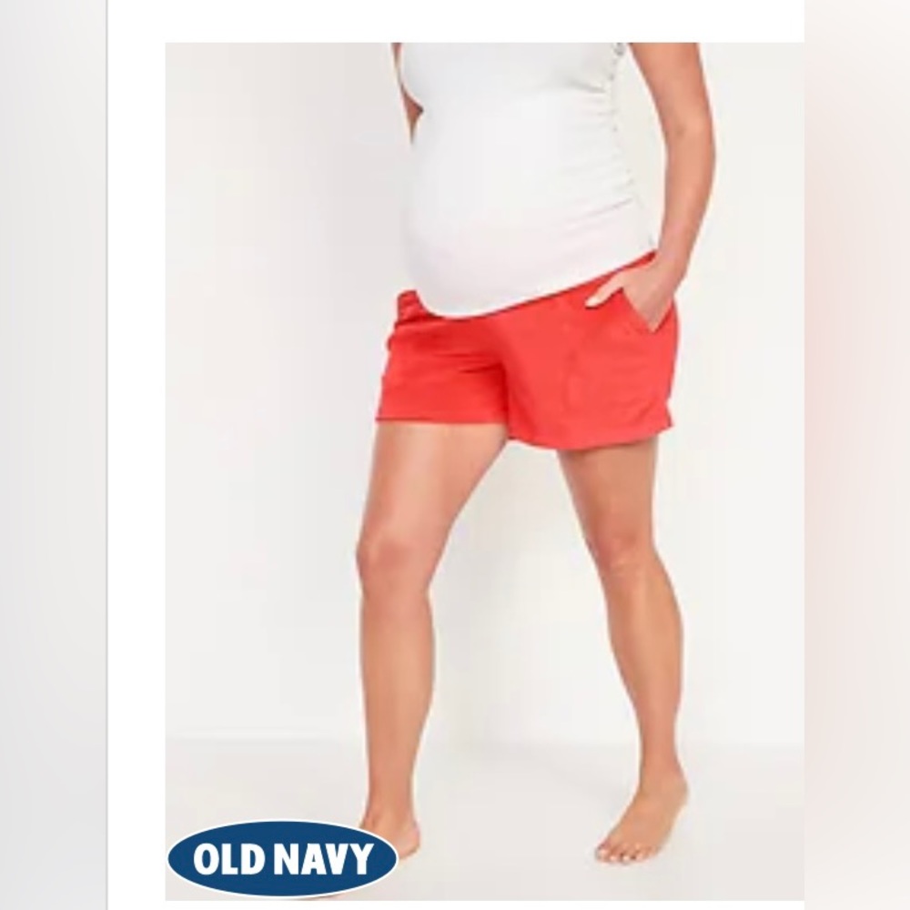 Terry maternity shorts